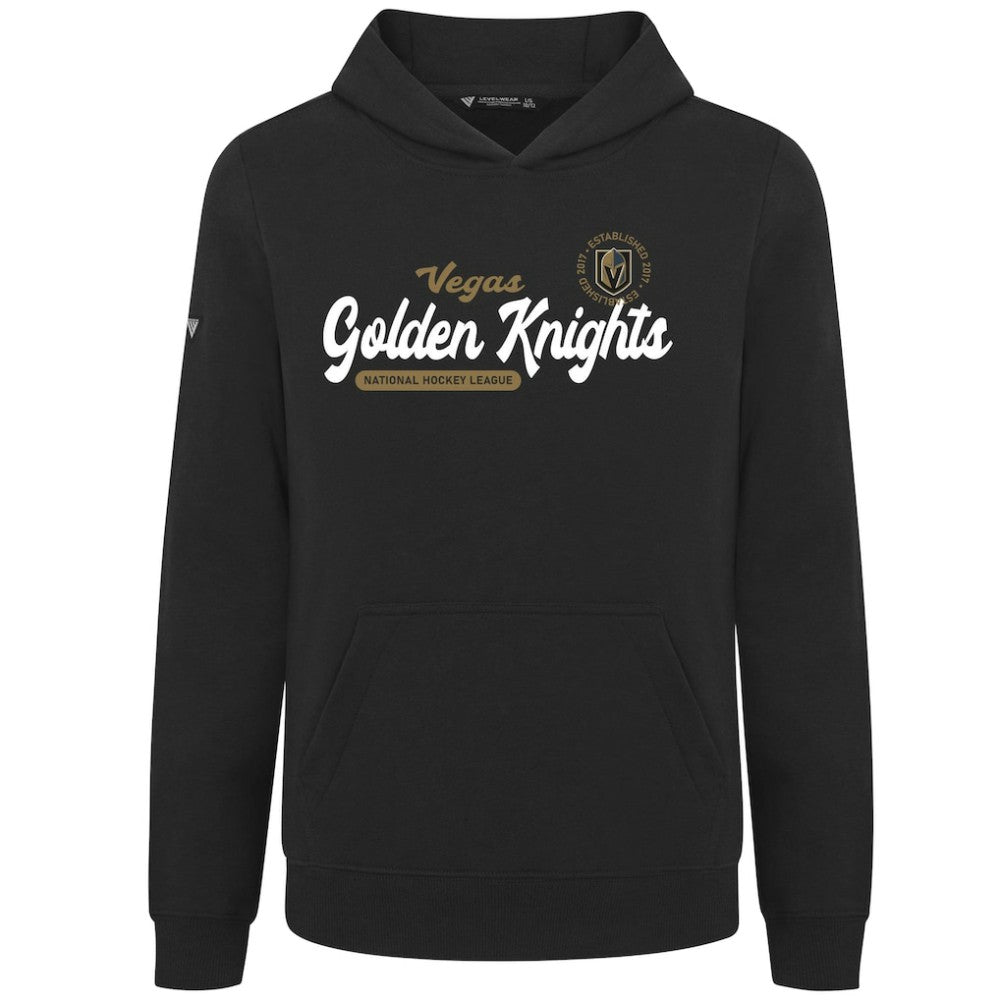 NHL Vegas Golden Knights Levelwear Youth Podium Monument Pullover Hoodie