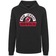 NHL New Jersey Devils Levelwear Youth Podium Banner Arch Pullover Hoodie
