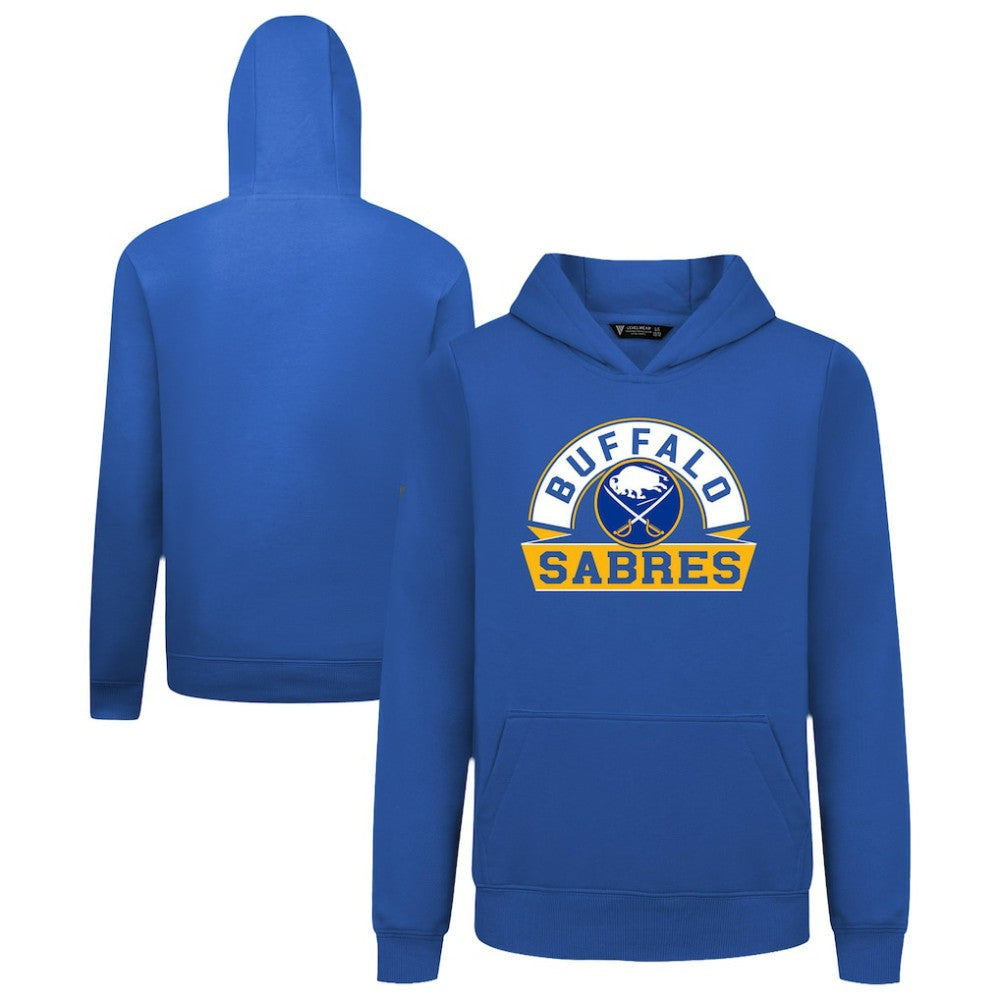 NHL Buffalo Sabres Levelwear Youth Podium Banner Arch Pullover Hoodie