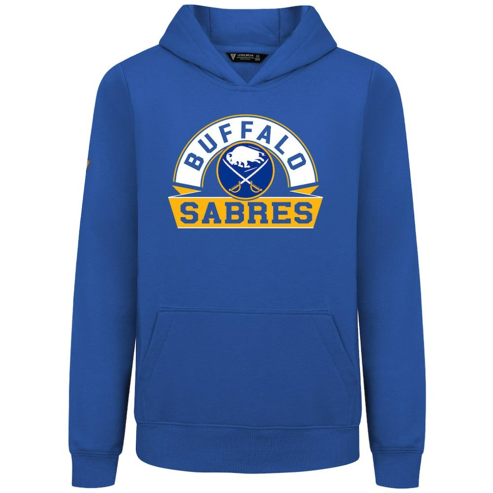 NHL Buffalo Sabres Levelwear Youth Podium Banner Arch Pullover Hoodie