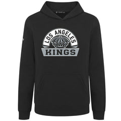 NHL Los Angeles Kings Levelwear Youth Podium Banner Arch Pullover Hoodie
