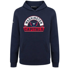 NHL Washington Capitals Levelwear Youth Podium Banner Arch Pullover Hoodie