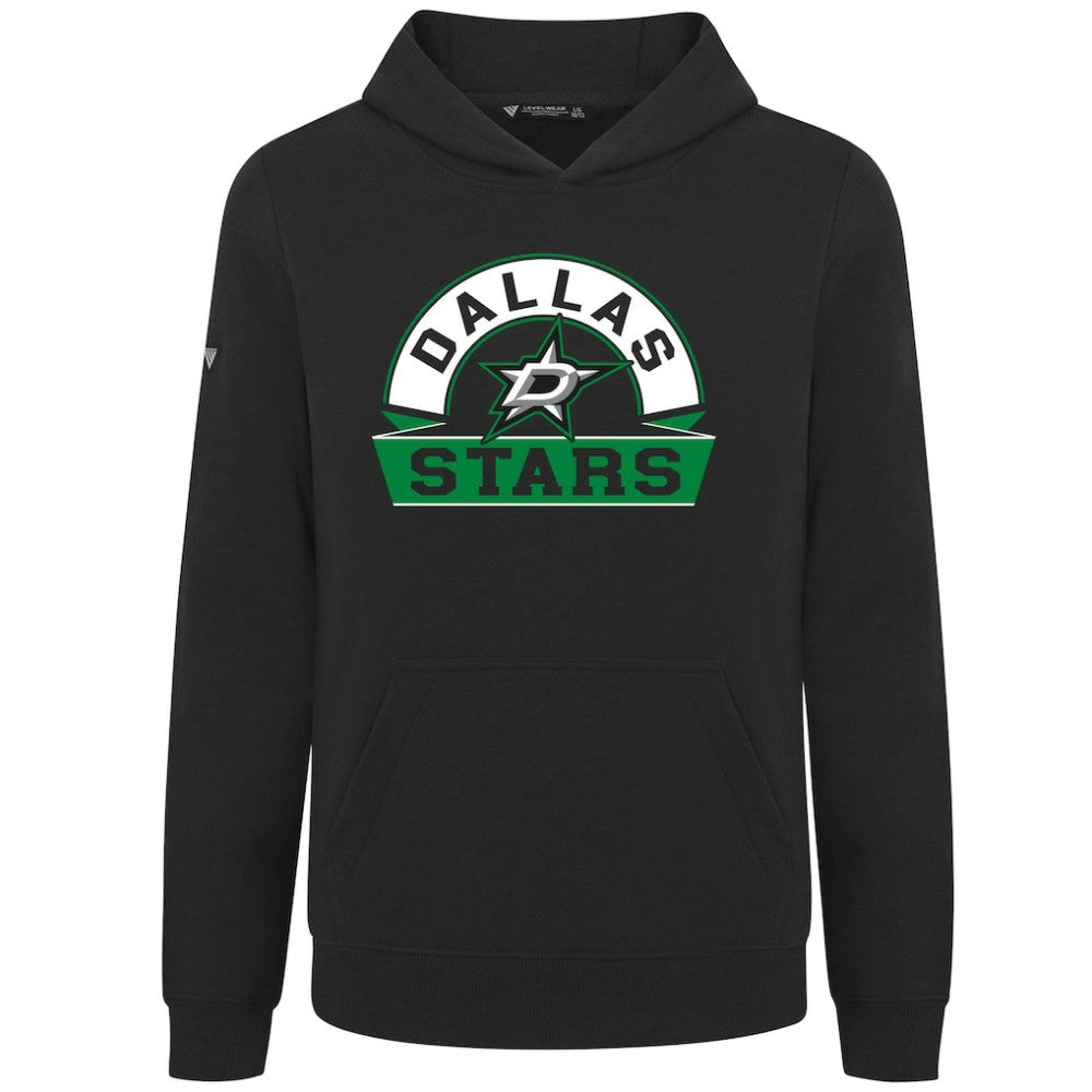 NHL Dallas Stars Levelwear Youth Podium Banner Arch Pullover Hoodie