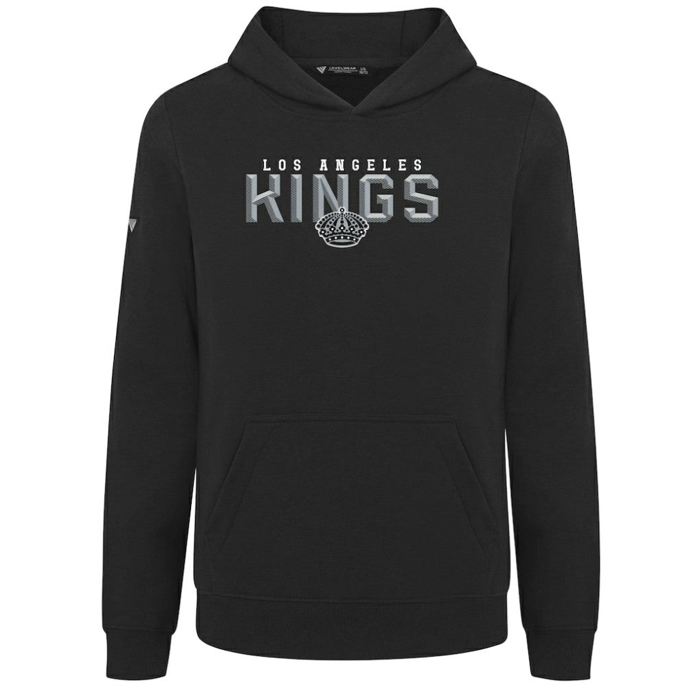 NHL Los Angeles Kings Levelwear Youth Podium Carve Pullover Hoodie