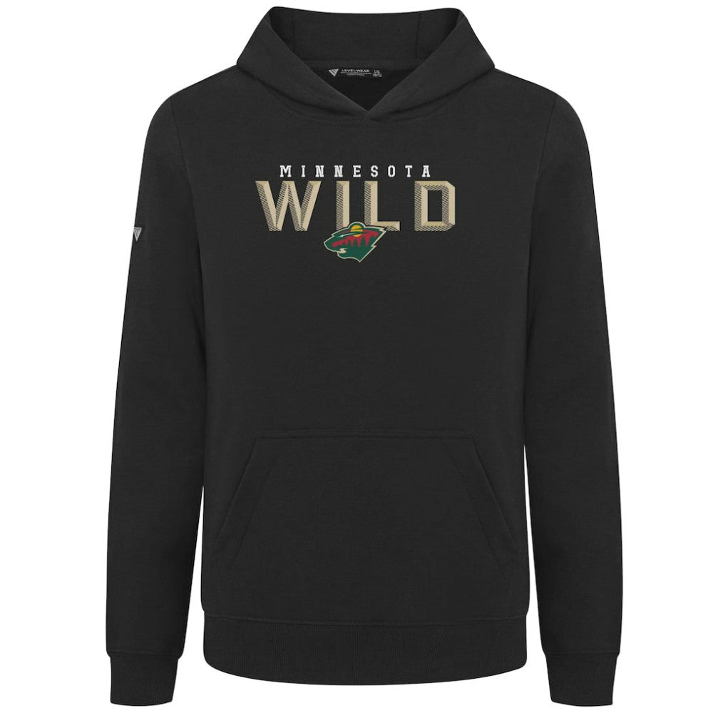 NHL Minnesota Wild Levelwear Youth Podium Carve Pullover Hoodie