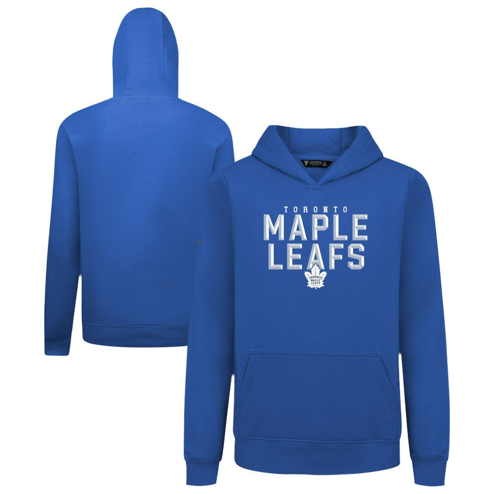 NHL Toronto Maple Leafs Levelwear Youth Podium Carve Pullover Hoodie