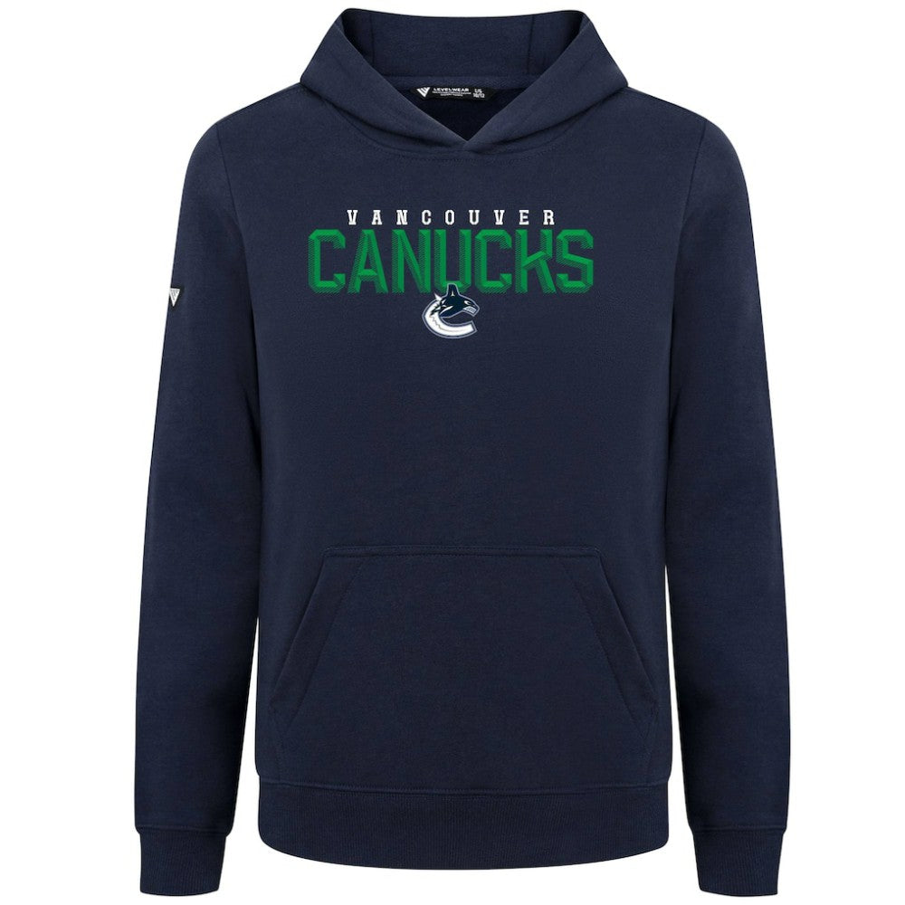 NHL Vancouver Canucks Levelwear Youth Podium Carve Pullover Hoodie