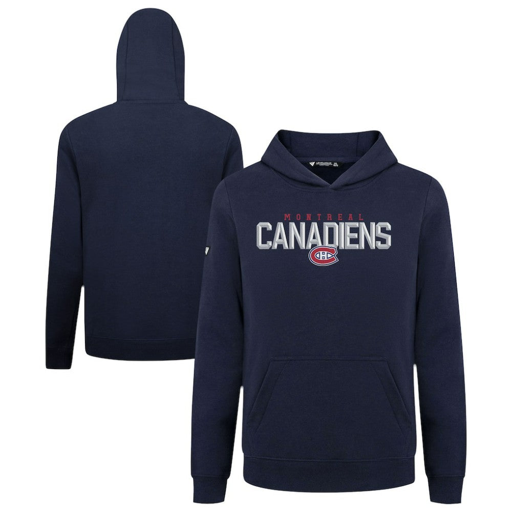 NHL Montreal Canadiens Levelwear Youth Podium Carve Pullover Hoodie