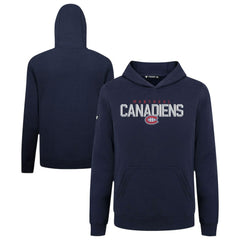 NHL Montreal Canadiens Levelwear Youth Podium Carve Pullover Hoodie