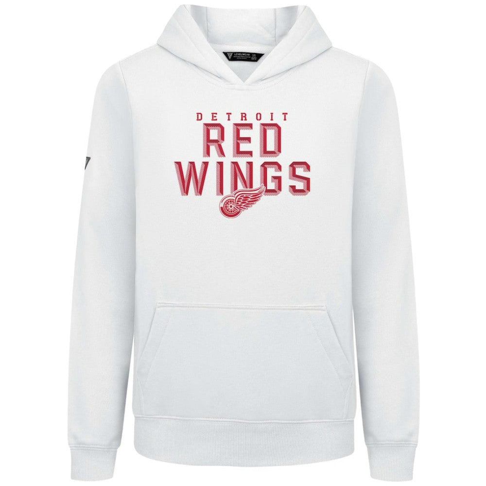 NHL Detroit Red Wings Levelwear Youth Podium Carve Pullover Hoodie