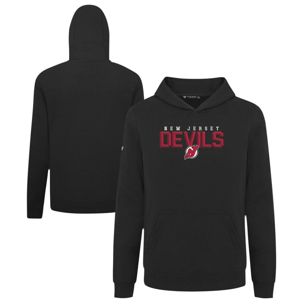 NHL New Jersey Devils Levelwear Youth Podium Carve Pullover Hoodie