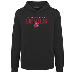 NHL New Jersey Devils Levelwear Youth Podium Carve Pullover Hoodie