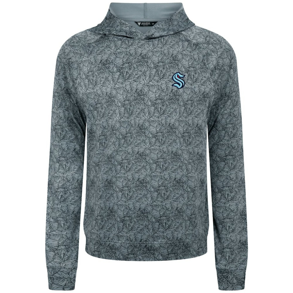 NHL Seattle Kraken Levelwear Albatross Raglan Pullover Hoodie
