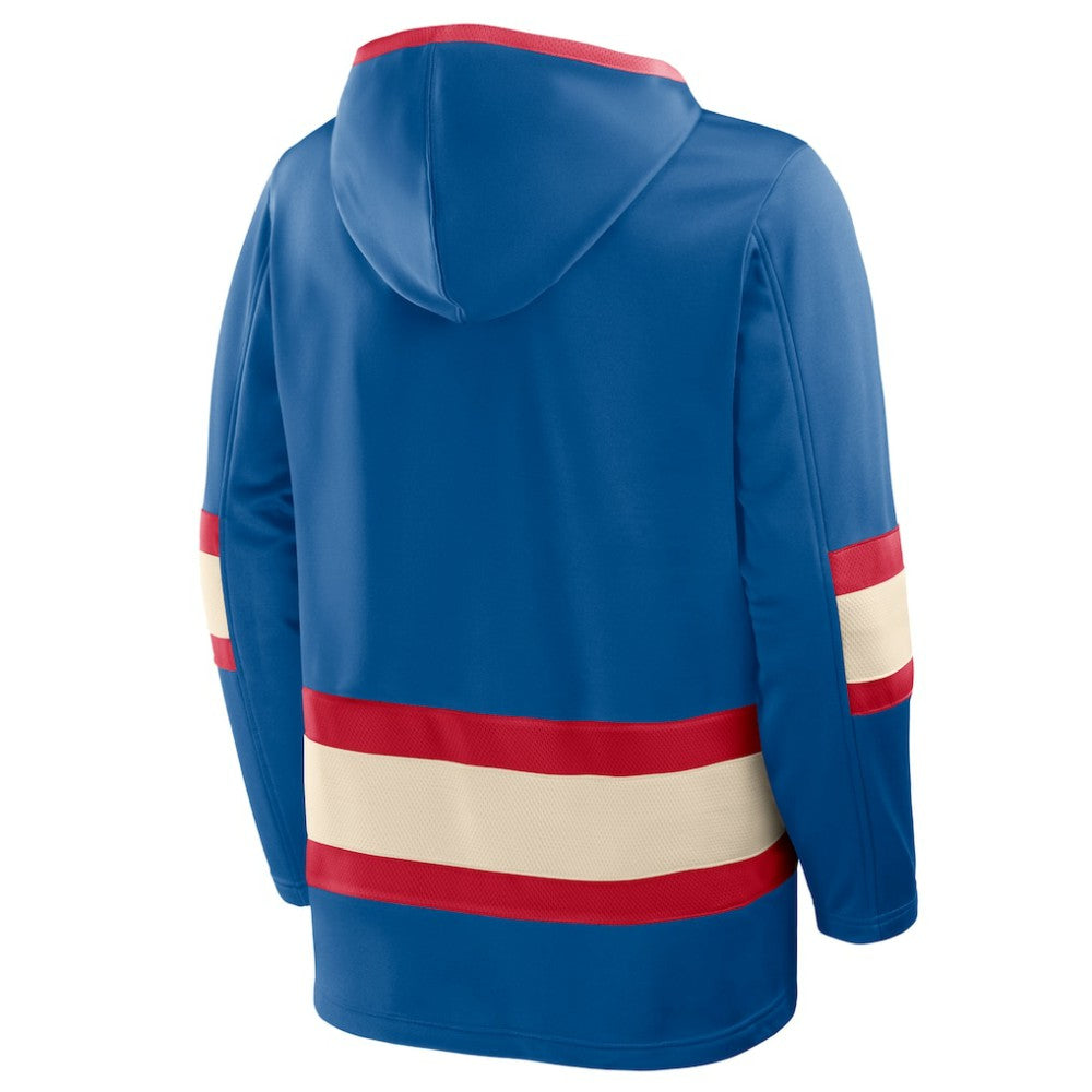 NHL New York Rangers Fanatics 2026 NHL Winter Classic Lace Collar Hoodie