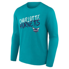 Charlotte Hornets Hustle Custom Long Sleeve T-Shirt