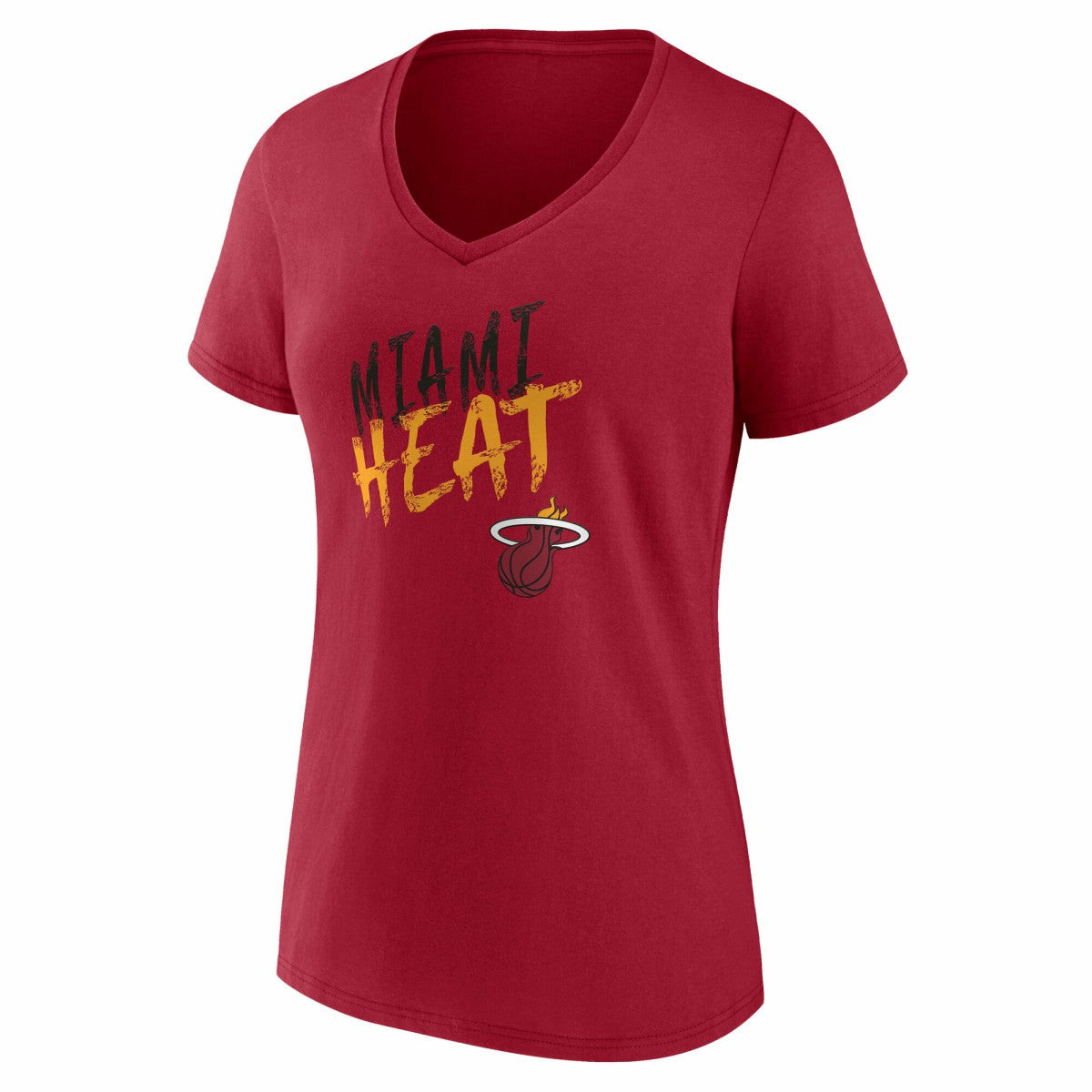 Miami Heat Women's Hustle Custom V-Neck T-Shirt