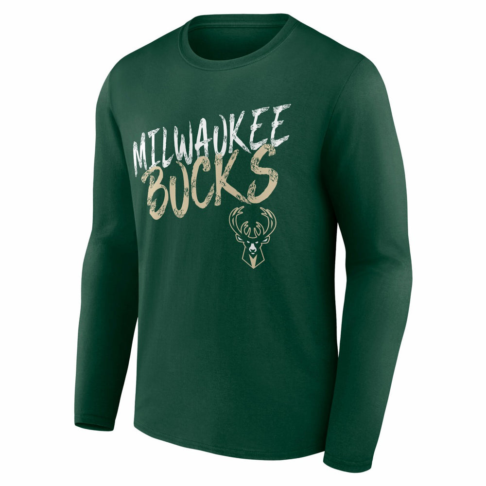 Milwaukee Bucks Hustle Custom Long Sleeve T-Shirt