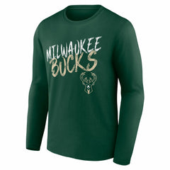 Milwaukee Bucks Hustle Custom Long Sleeve T-Shirt