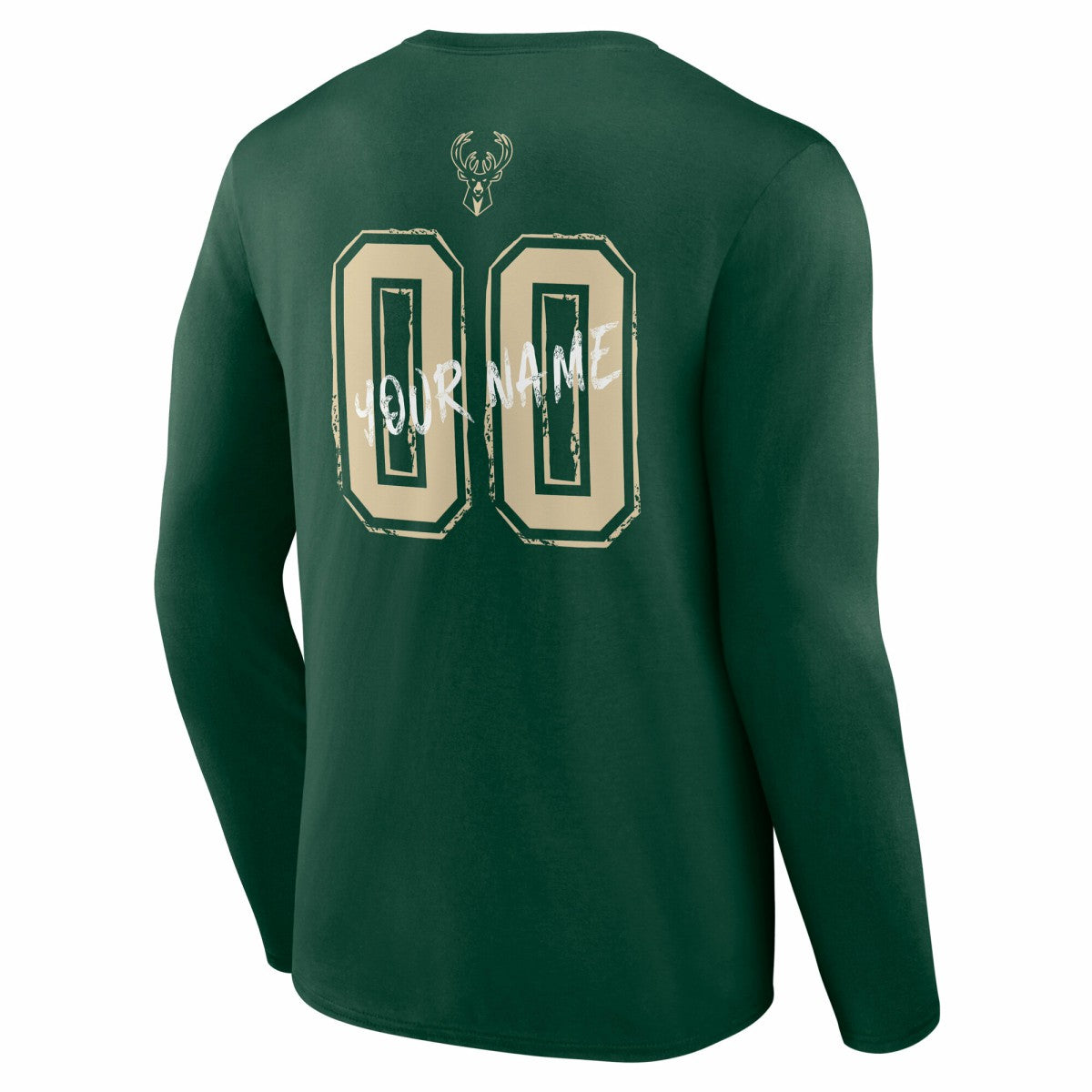 Milwaukee Bucks Hustle Custom Long Sleeve T-Shirt