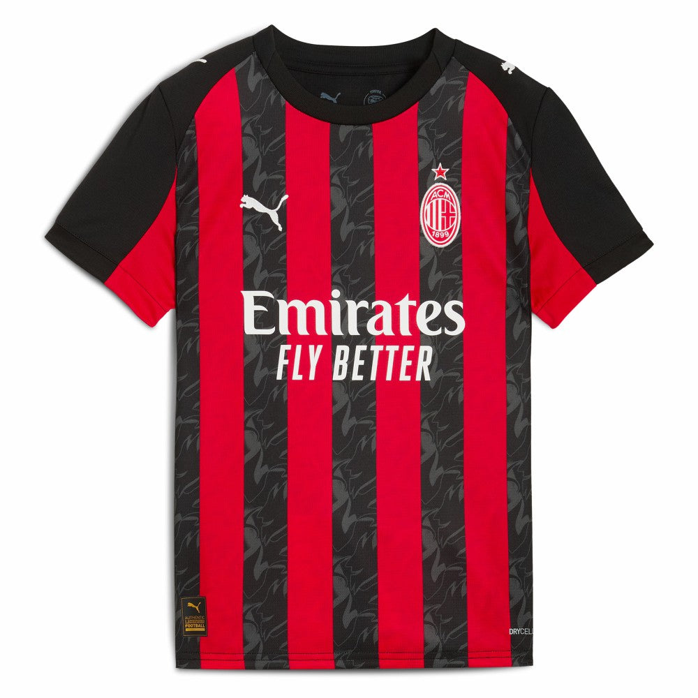 AC Milan Youth 2025/26 Home Replica Jersey