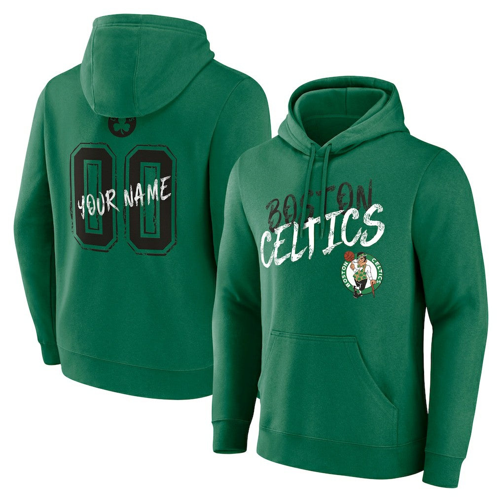 Boston Celtics Hustle Custom Pullover Hoodie