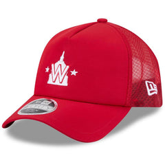 Red Washington Nationals New Era 2026 Batting Practice Alternate Apex 9FORTY Adjustable Hat