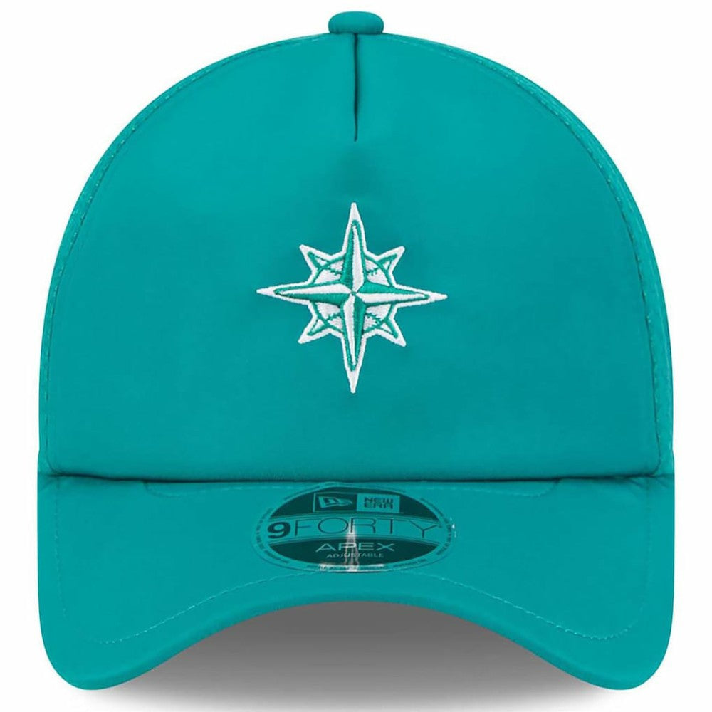 Teal Seattle Mariners New Era 2026 Batting Practice Alternate Apex 9FORTY Adjustable Hat