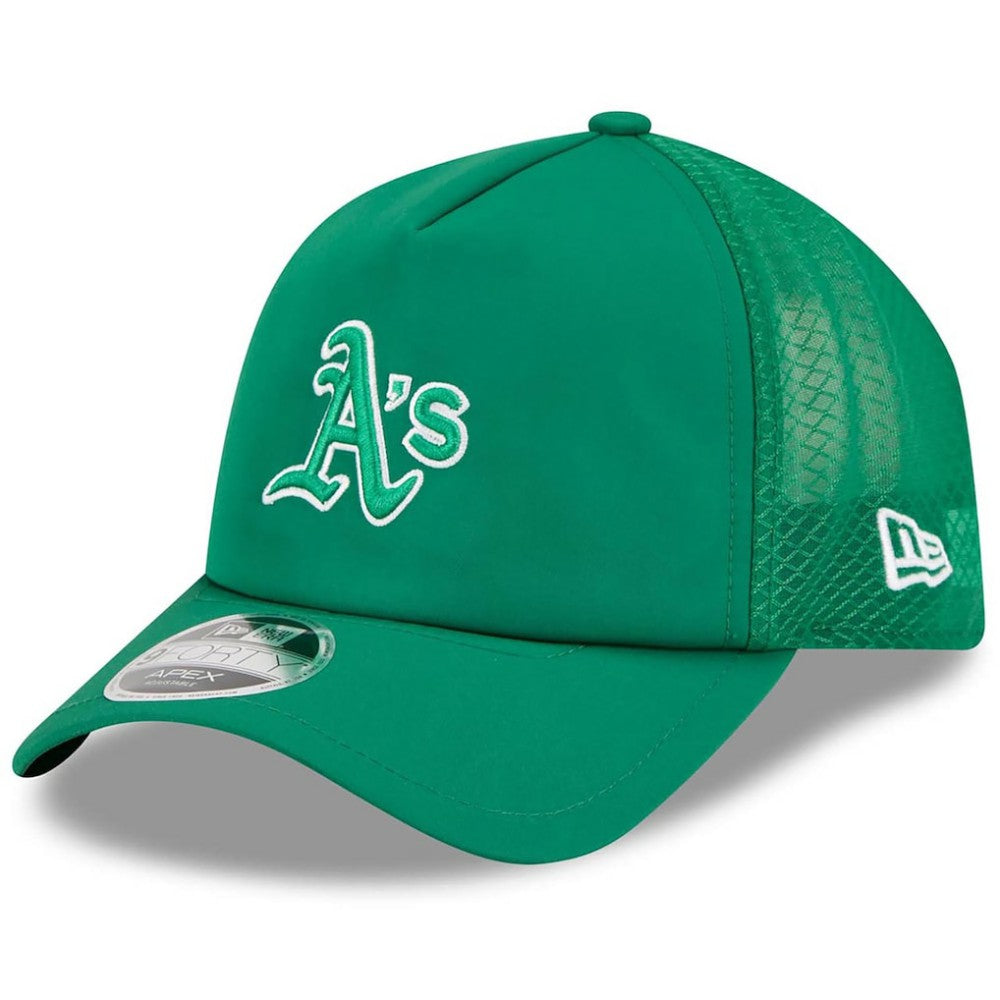 Kelly Green Athletics New Era 2026 Batting Practice Alternate Apex 9FORTY Adjustable Hat