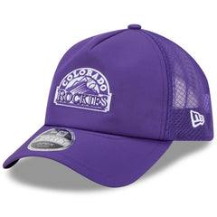 Purple Colorado Rockies New Era 2026 Batting Practice Alternate Apex 9FORTY Adjustable Hat