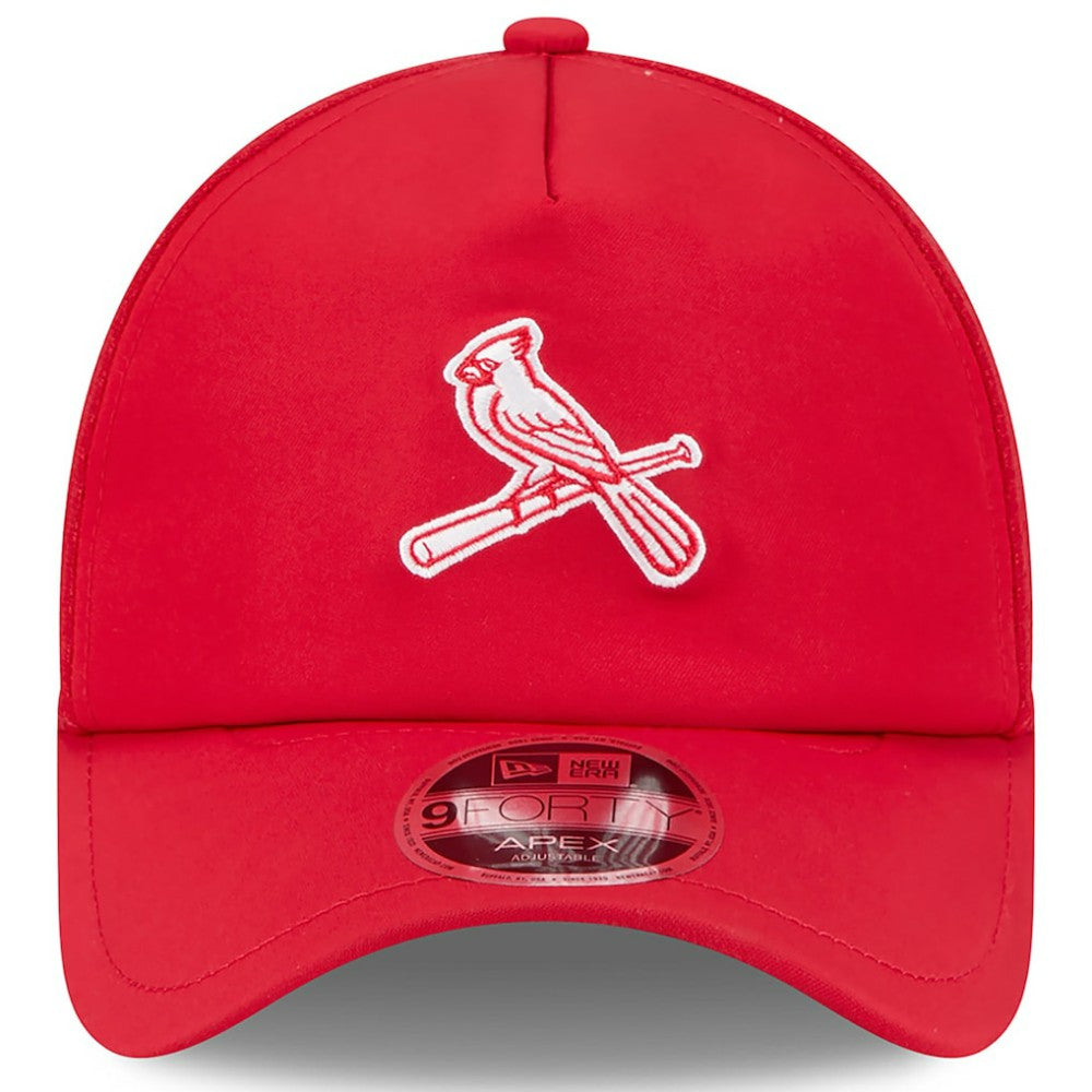 Red St. Louis Cardinals New Era 2026 Batting Practice Alternate Apex 9FORTY Adjustable Hat