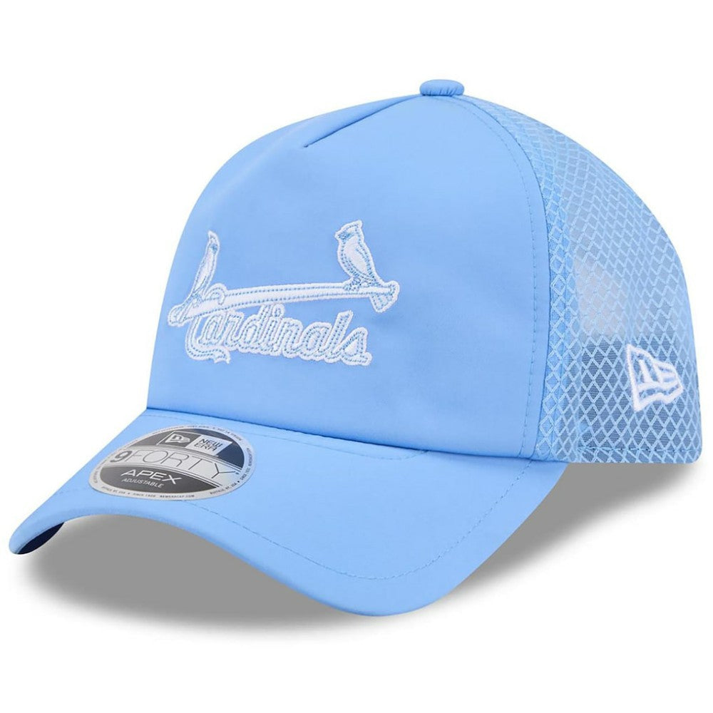 Light Blue St. Louis Cardinals New Era 2026 Batting Practice Alternate Apex 9FORTY Adjustable Hat