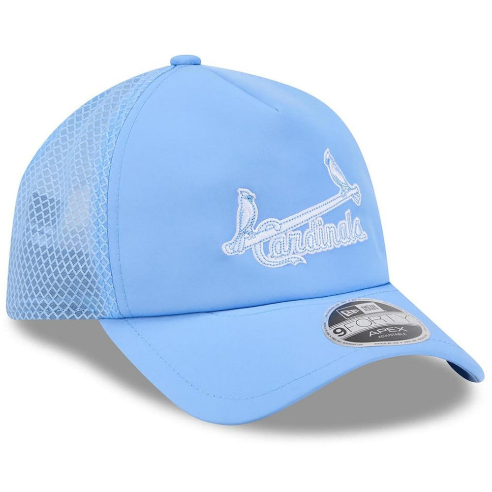 Light Blue St. Louis Cardinals New Era 2026 Batting Practice Alternate Apex 9FORTY Adjustable Hat