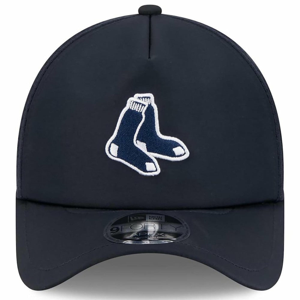 Navy Boston Red Sox New Era 2026 Batting Practice Alternate Apex 9FORTY Adjustable Hat