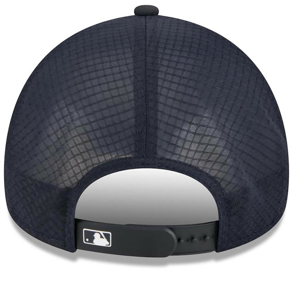 Navy Atlanta Braves New Era 2026 Batting Practice Alternate Apex 9FORTY Adjustable Hat