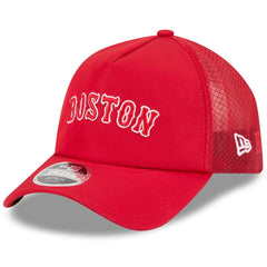 Red Boston Red Sox New Era 2026 Batting Practice Alternate Apex 9FORTY Adjustable Hat