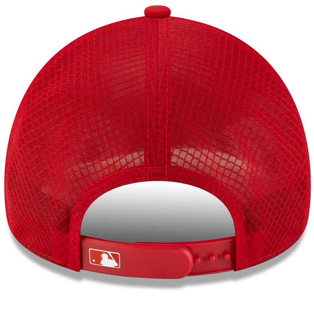 Red Los Angeles Angels New Era 2026 Batting Practice Alternate Apex 9FORTY Adjustable Hat