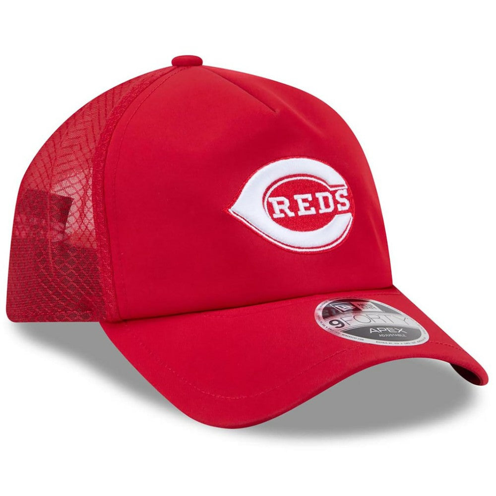 Red Cincinnati Reds New Era 2026 Batting Practice Alternate Apex 9FORTY Adjustable Hat