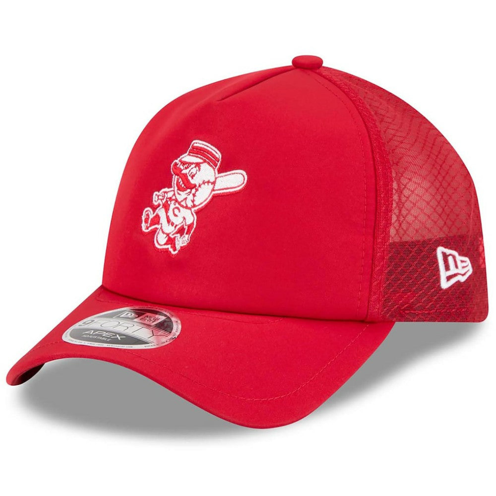 Red Cincinnati Reds New Era 2026 Batting Practice Alternate Apex 9FORTY Adjustable Hat