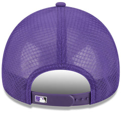 Purple Colorado Rockies New Era 2026 Batting Practice Apex 9FORTY Adjustable Trucker Hat