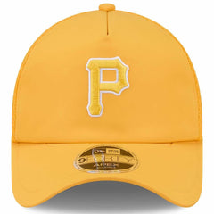 Gold Pittsburgh Pirates New Era 2026 Batting Practice Apex 9FORTY Adjustable Trucker Hat