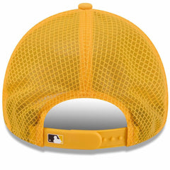 Gold San Diego Padres New Era 2026 Batting Practice Apex 9FORTY Adjustable Trucker Hat