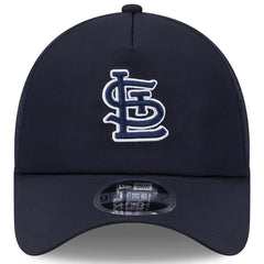 Navy St. Louis Cardinals New Era 2026 Batting Practice Apex 9FORTY Adjustable Trucker Hat