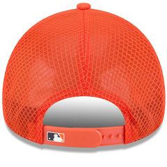 Orange Detroit Tigers New Era 2026 Batting Practice Apex 9FORTY Adjustable Trucker Hat