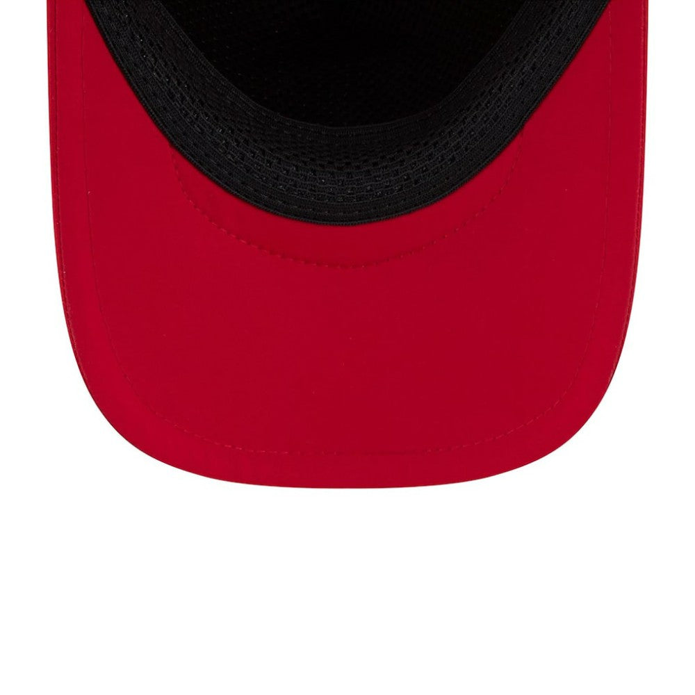 Red Texas Rangers New Era 2026 Batting Practice Apex 9FORTY Adjustable Trucker Hat