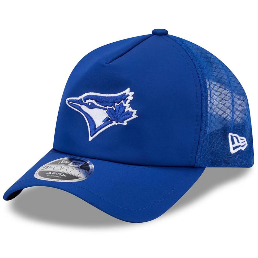 Royal Toronto Blue Jays New Era 2026 Batting Practice Apex 9FORTY Adjustable Trucker Hat