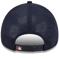 Navy Washington Nationals New Era 2026 Batting Practice Apex 9FORTY Adjustable Trucker Hat