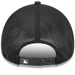 Black Cincinnati Reds New Era 2026 Batting Practice Apex 9FORTY Adjustable Trucker Hat