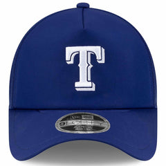 Royal Texas Rangers New Era 2026 Batting Practice Apex 9FORTY Adjustable Trucker Hat