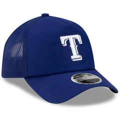 Royal Texas Rangers New Era 2026 Batting Practice Apex 9FORTY Adjustable Trucker Hat