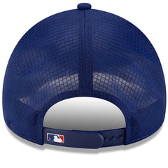 Royal Texas Rangers New Era 2026 Batting Practice Apex 9FORTY Adjustable Trucker Hat